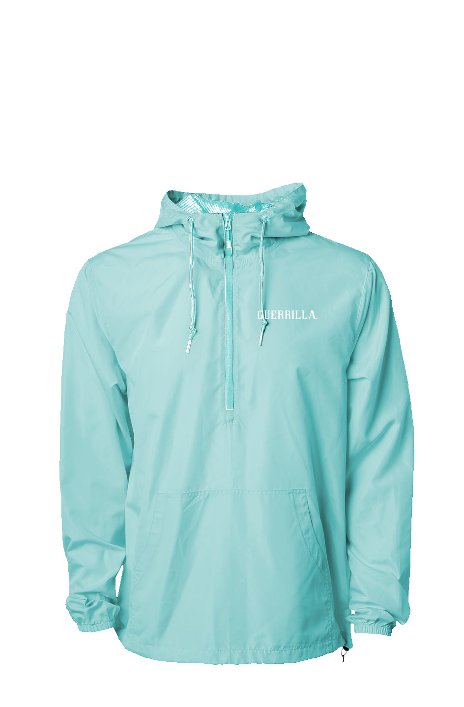 Lightweight Pullover Windbreaker Guerrilla Aqua