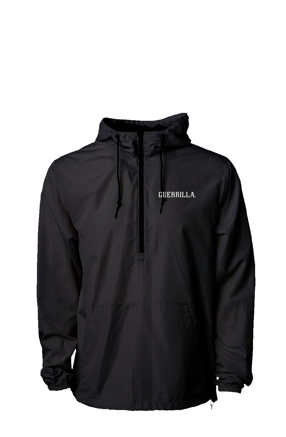 Lightweight Pullover Windbreaker Guerrilla Black